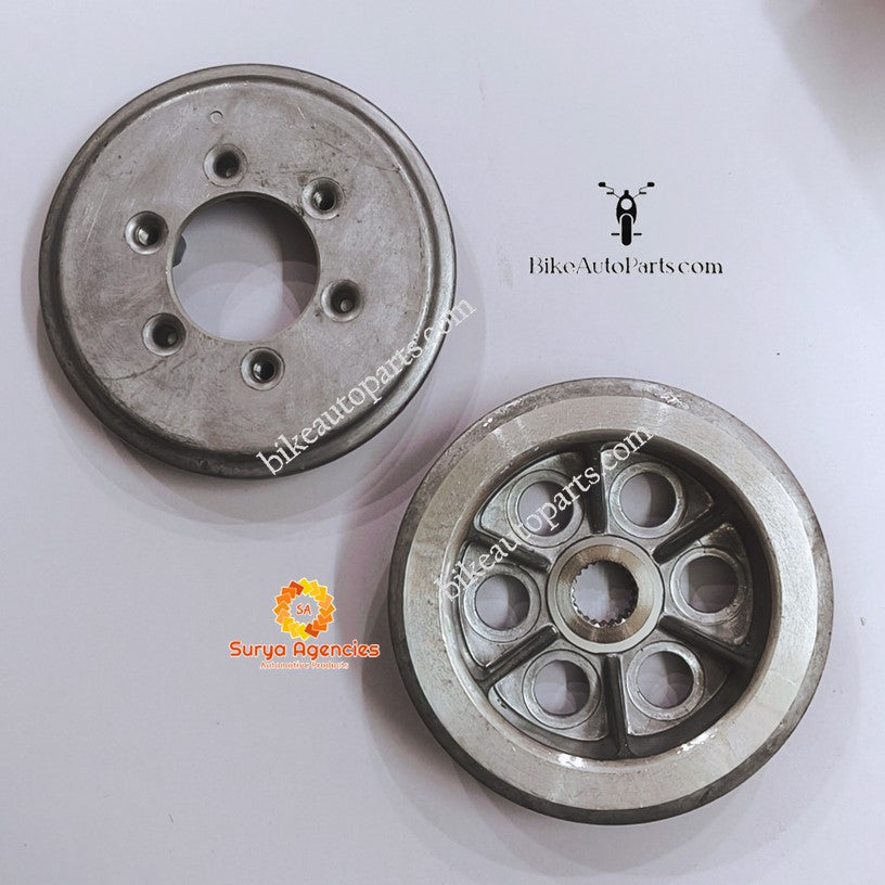 hero super splendor glamour glamour fi clutch hub centre combo