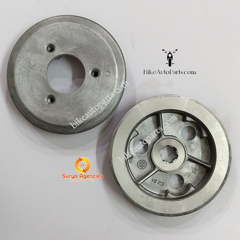 hero splendor plus hf delux 3 legs bs6 clutch hub centre combo