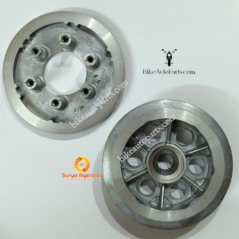 bajaj discover 125 discover 135 clutch hub centre combo