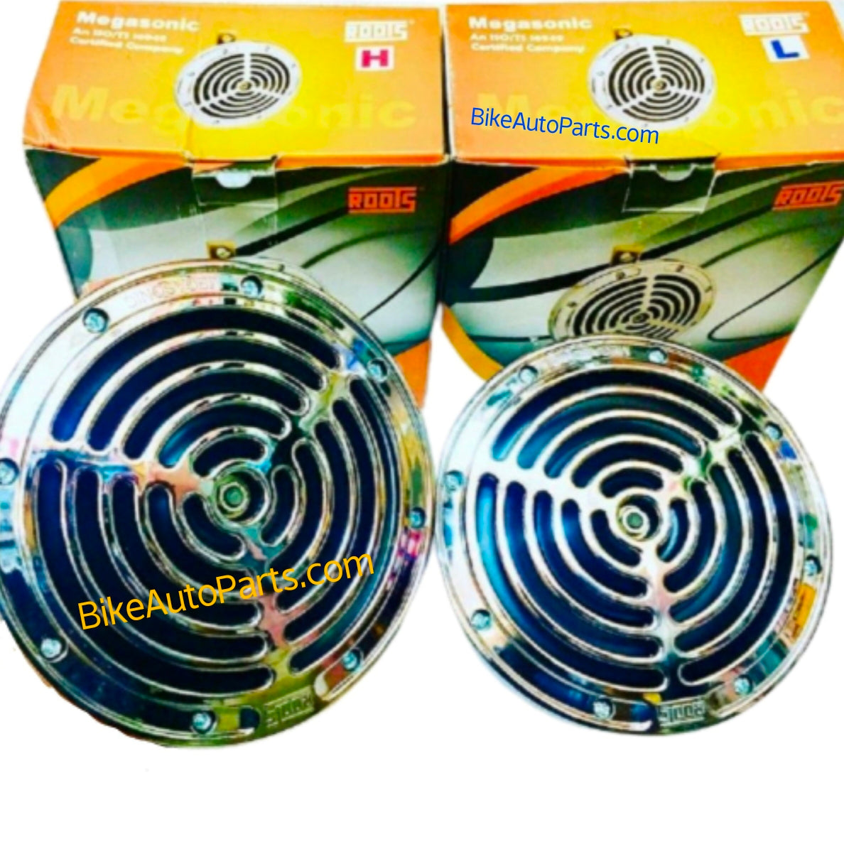 Roots Megasonic Horn 12v Set of 2