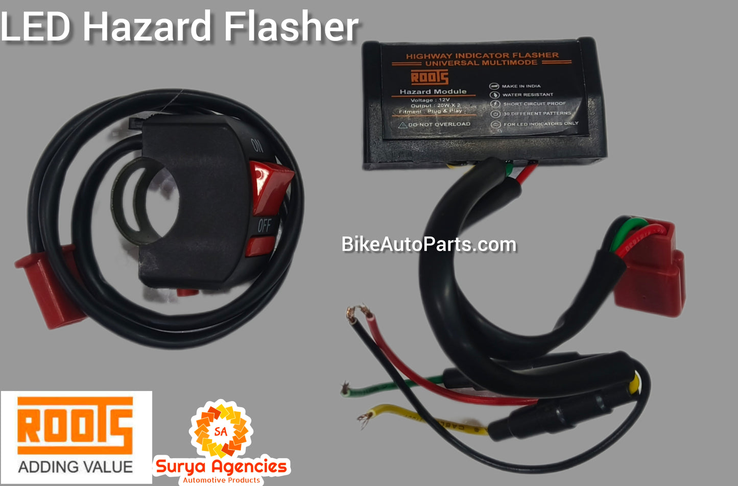LED Indicator Hazard Flasher Bike